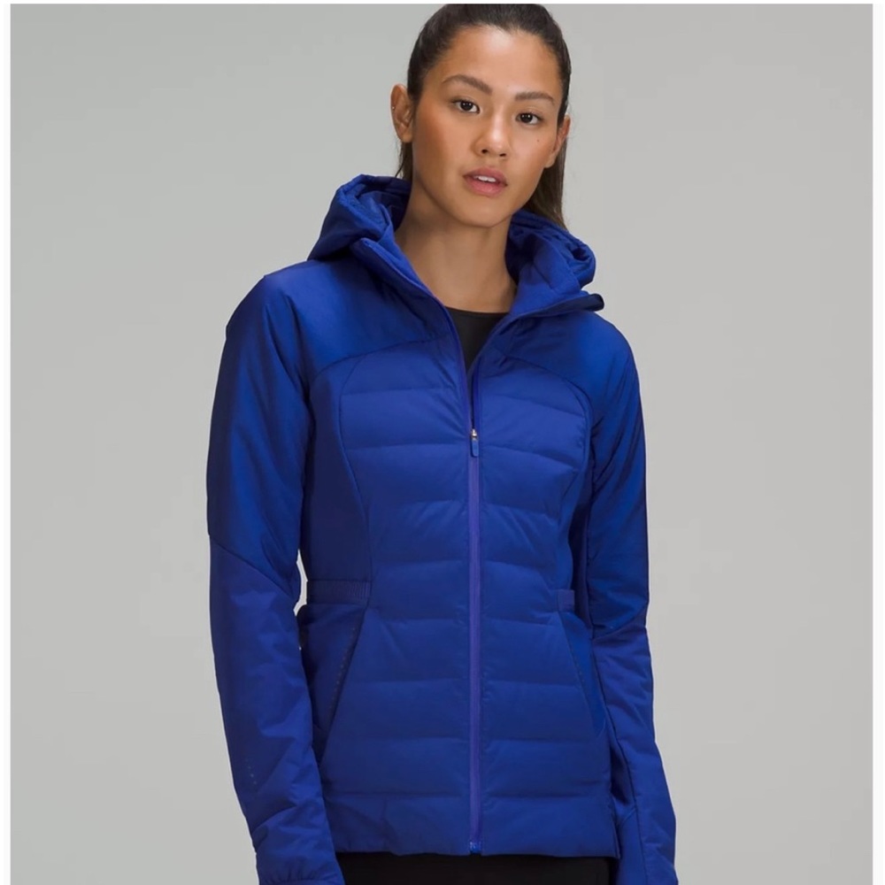 Lululemon Down for it All Jacket Blue 10 NWT